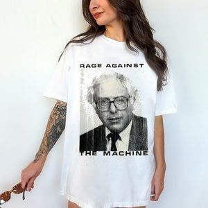 Limited Ready Rare Bernie Sanders Rage Against The Machine Shirt